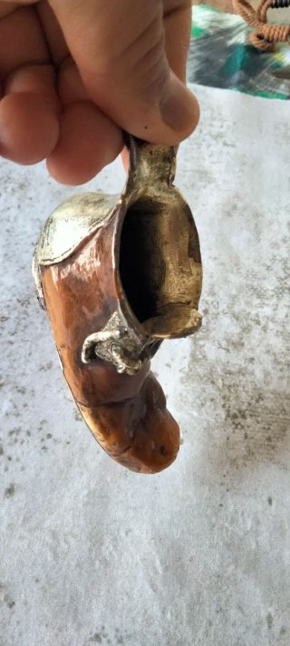Scarpa miniatura peltro vintage Made in Italy