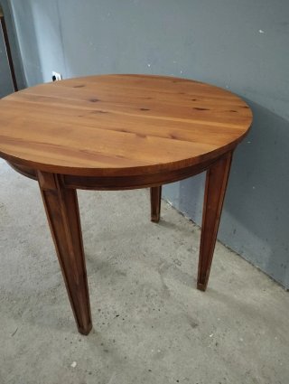 Mesa redonda madera maciza comedor