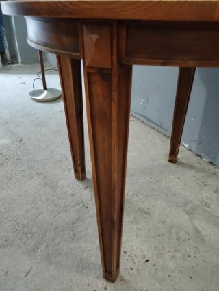Mesa redonda madera maciza comedor