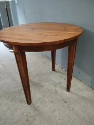 Mesa redonda madera maciza comedor