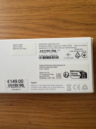 Apple Pencil Pro como nuevo + caja