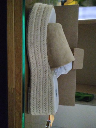 Sandalia MNG Esparto Beige