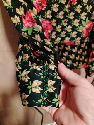 Blusa estampada vintage flores