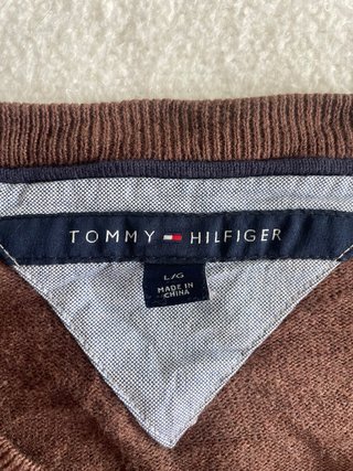 Jersey Tommy Hilfiger Marrón Talla L