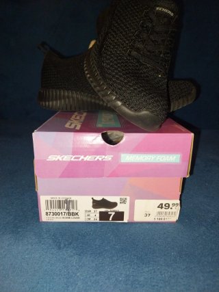 Zapatillas Skechers Mujer Talla 37 Negras