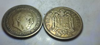 Monedas Franco año 1963 * 67.