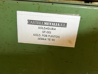 Máquina soldadora por puntos SERRA TE 90