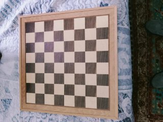 Tablero de ajedrez de madera