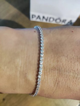 Pulsera Pandora circonitas plata