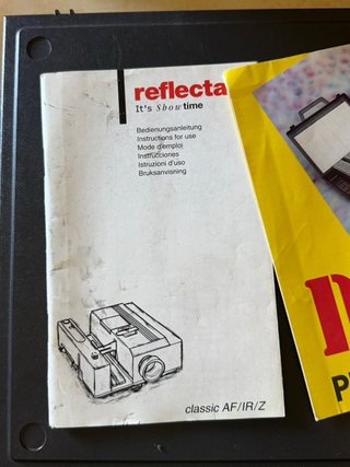 Proiettore diapositive Reflecta beige/nero