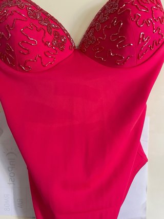 Costume da bagno donna fucsia tg 48