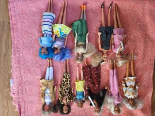Lote 10 Muñecas Maniquí Vintage