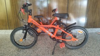 Bicicleta infantil 16 con guardabarros