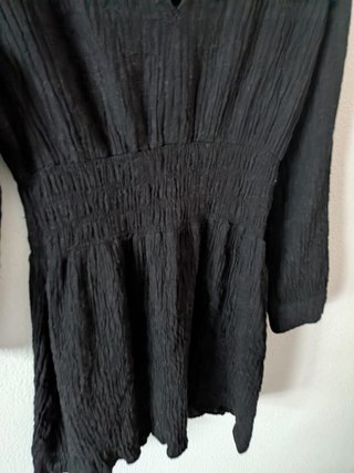 Vestido Negro Zara Talla M