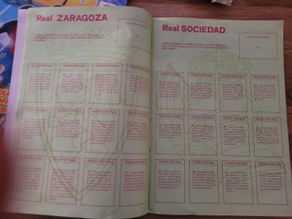 Álbum Plancha Fútbol Premio Liga 83-84 Maga