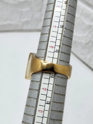 Anillo Última Cena Acero Quirúrgico Chapado Oro