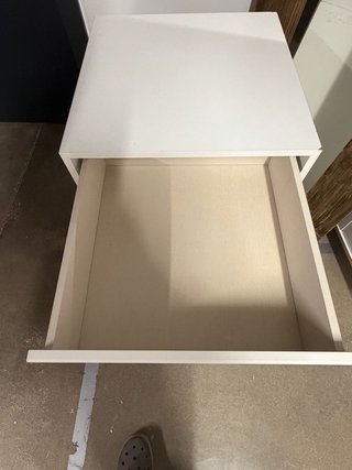 Pack de dos muebles blanco y madera