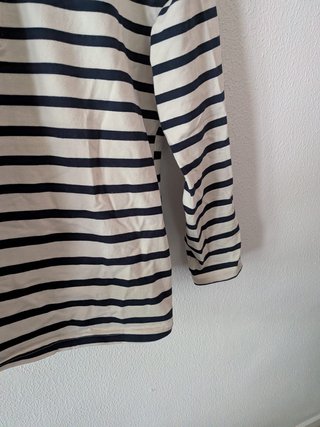 Jersey Zara Rayas Azul Marino Talla M