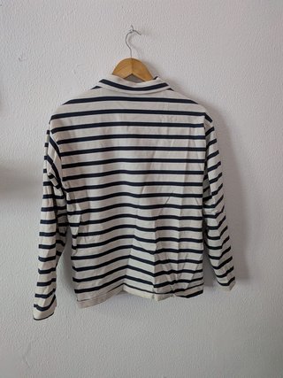Jersey Zara Rayas Azul Marino Talla M