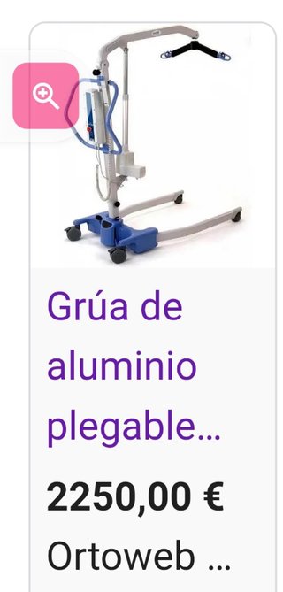 Grua de traslado pleganle Linak Oxford Advance