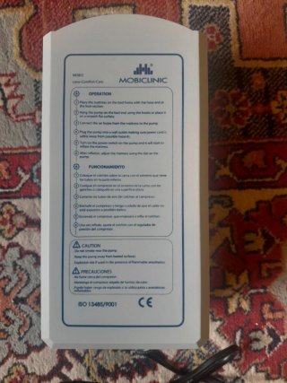 Colchón antiescaras. Muy bueno. Mobiclinic.