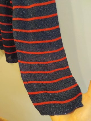 Jersey Springfield Verano Lurex Rayas Azul/Rojo L