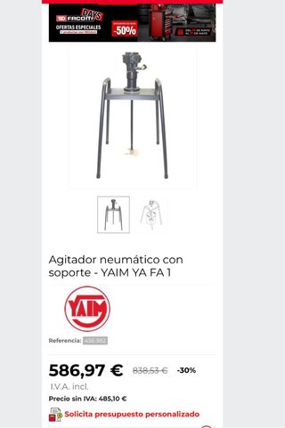 Agitador Neumático YAFA1