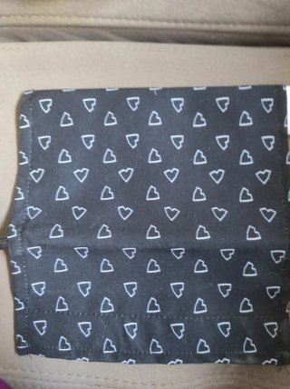 Lote 8 Fundas Multiusos Tela Corazones