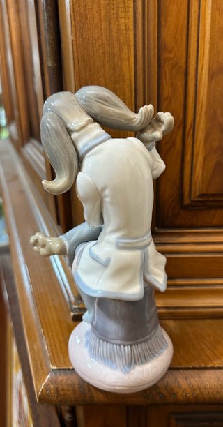 Figura Lladro Perro Musical Cantante Porcelana