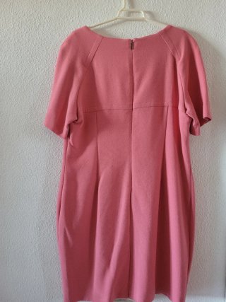 Vestido rosa mujer