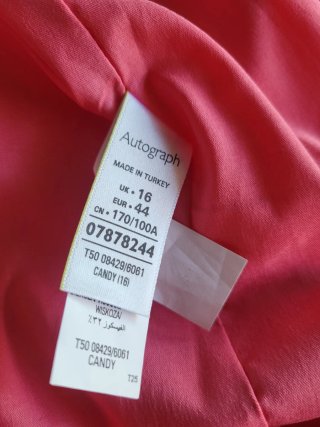 Vestido rosa mujer