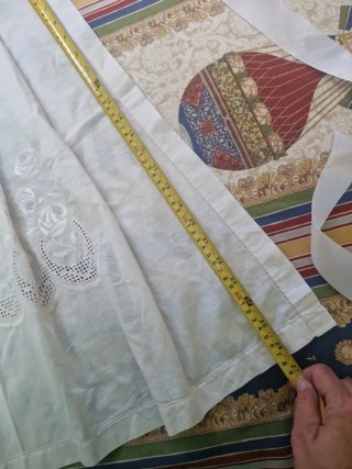 Delantal Huertana/Alicantina Blanco