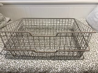 Cesta Metálica Ikea Gris