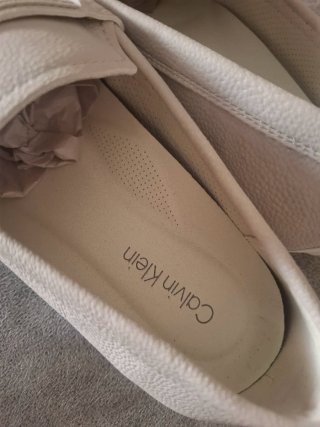 Zapatillas Calvin Klein caballero beige/blanco