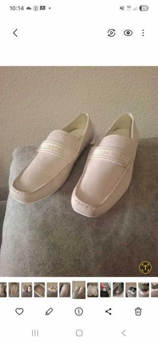 Zapatillas Calvin Klein caballero beige/blanco