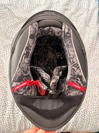 Casco Moto Scorpion Exo 491 Negro/Rosa