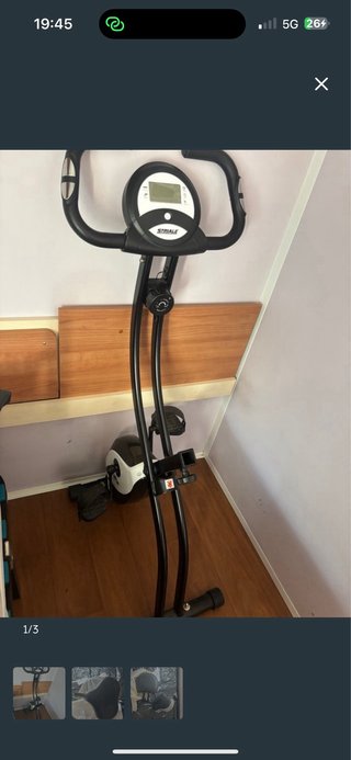 Bicicleta Estática Plegable