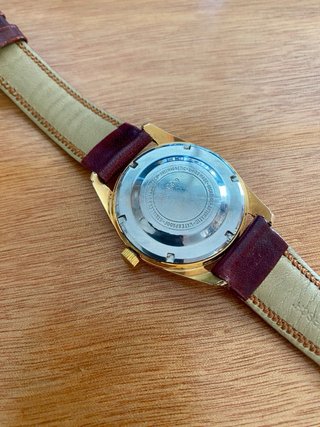 Reloj Automático Chapado en Oro Vintage