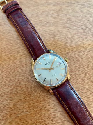 Reloj Automático Chapado en Oro Vintage