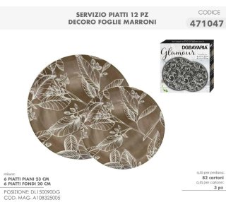Servizio Piatti 12 Pezzi DGBavaria