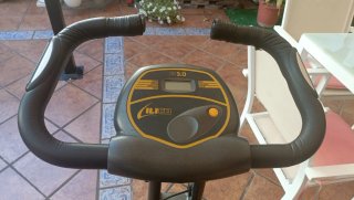 Bicicleta Estática Plegable Naranja