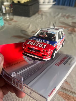 Scalextric Ford scort Bastos SCX