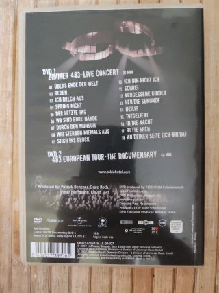 Tokio Hotel - Zimmer 483 Live in Europe 2 DVDs