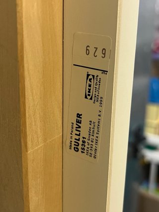 Cama infantil blanca IKEA Gulliver