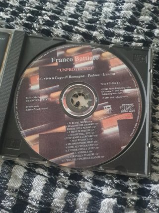 CD Franco Battiato - Unprotected Live Rarissimo