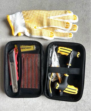 Kit reparación pinchazo tubeless moto coche NUEVO
