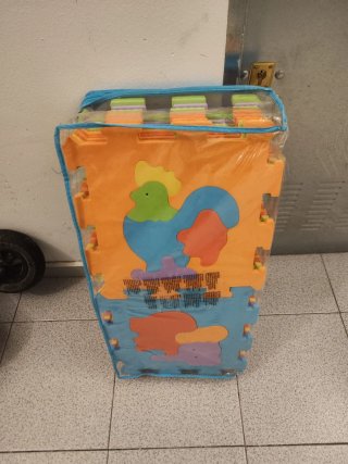 Alfombra Puzzle Infantil Gallina