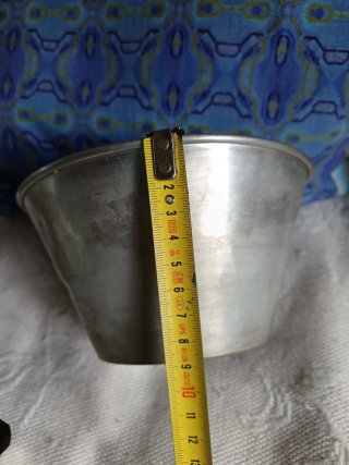 Set di 2 flanelle metalliche usate ma utili
