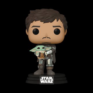 Funko POP The Mandalorian with Grogu #461, nuovo