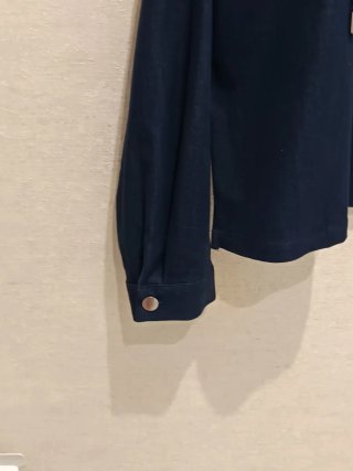 Camisa efecto denim capucha índigo de Zara . L